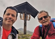 66 Selfie dalla crocetta del Passo di Grialeggio con vista in Venturosa